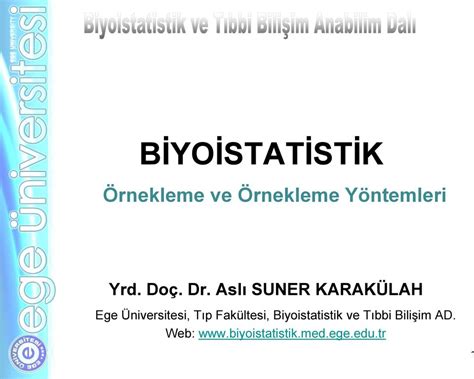 Biyoistatistik test yöntemleri